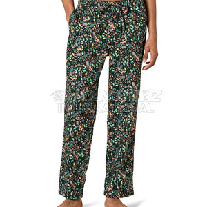 Meilleure vente pantalon en flanelle de coton taille moyenne pour hommes, confortable, tendance, style décontracté, conception simple, tissu en toile à motif droit - Product Image 1