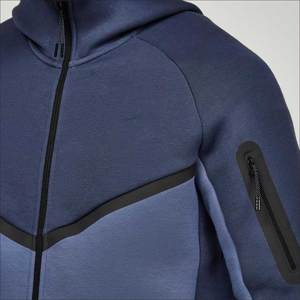 Sweat à capuche en coton respirant, léger et écologique pour la randonnée, le camping, style streetwear classique, ensembles unis, mode d'hiver - Product Image 3