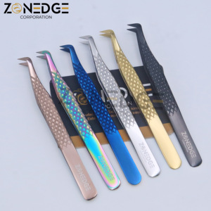 แหนบต่อขนตาเพิ่มวอลลุ่มแหนบปลายไฟเบอร์แหนบขนตาแบบญี่ปุ่นตามสั่ง - Product Image 1