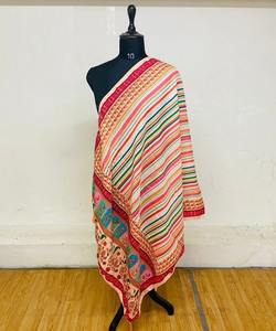 Women Clothing Clothes Pakistani Suit With Dupattas Embroidery <b>Kaftan</b> for Party and Wedding Eid Wear - Product Image 4