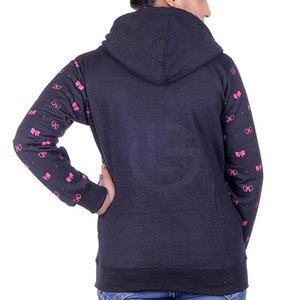 Sudaderas con capucha de mujer de alta calidad con mangas largas de secado rápido y capucha elegante 100% algodón para la posición del logotipo frontal de la temporada de invierno - Product Image 5