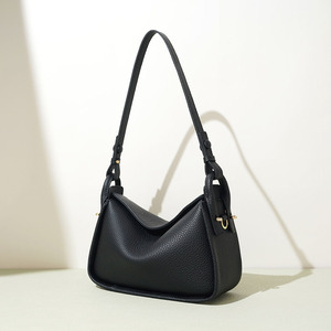 Bolso de piel de vaca auténtica con diseño personalizado de fábrica, bolso de hombro de piel de grano superior, bolso de piel de vaca para mujer, bolso de mujer - Product Image 4