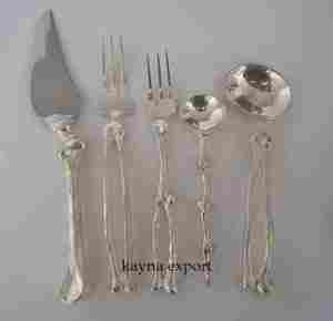 Juego de Cubiertos de Acero Inoxidable Moderno, Brillante y Pulido, con Acabado Plateado, Mango Corto, Venta al Por Mayor, Fabricado en Fábrica, Más Vendido para Hoteles - Product Image 2