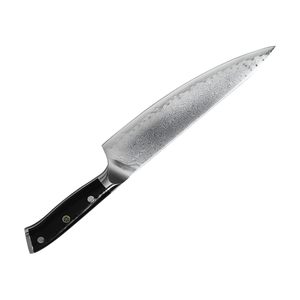 Venta al por mayor personalizado de alta calidad OEM ODM servicio profesional cuchillo de cocina de acero de Damasco con mango de acero inoxidable y plástico - Product Image 5