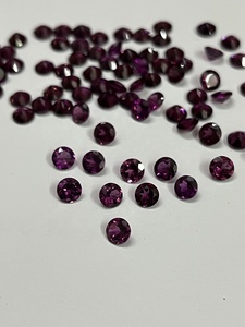 Gema granate Natural de rodolita, Color fino, 6mm, forma redonda, calibrada, suelta, lote de gema, de Sadiya internacional - Product Image 4