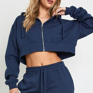 Top Corto con Capucha de Diseño Elegante a Precio Económico para Compradores al por Mayor / Mujer con Diseño de Alta Calidad, Servicio OEM con Logotipo Personalizable - Product Image 2