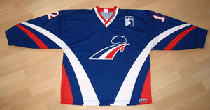 Maillot de hockey sur glace respirant en polyester, chemise d'entraînement, impression par sublimation, logo brodé, maillot de hockey sur glace personnalisé - Product Image 6