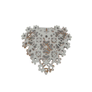 High Quality Iron Metal Hanging Heart <b>Wall</b> Decorative Ornament Grey Color for Home & <b>Christmas</b> Decoration Handmade Bulk - Product Image 5