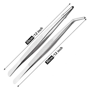 Pince de préhension pour reptiles en acier inoxydable, pointe inclinée, outils portables étanches avec poignée - Product Image 5