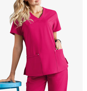 Ensembles de gommage en gros de haute qualité hôpital Offre Spéciale vente en gros hauts et pantalons femmes médicales soins infirmiers gommages uniformes ensembles - Product Image 1