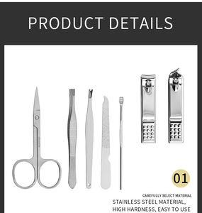Outil professionnel de coupe-ongles en acier inoxydable pour hommes femmes en gros beauté soins des pieds outil en cuir ensemble de manucure et de pédicure - Product Image 5