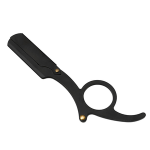 Rasoir manuel professionnel pour coiffeur, rasoir à barbe avec lames remplaçables, rasoir de barbier - Product Image 1