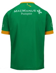 Camiseta de fútbol de poliéster 100% Premium GAA, diseño sólido de alto rendimiento, conjunto de jugadores de manga corta, servicio OEM frontal, ropa de fútbol - Product Image 2