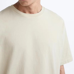 2025 dernière conception couleur unie vêtements décontractés hommes T-Shirt grande taille porte porter hommes été porter T-Shirt - Product Image 4