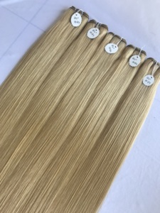 Haute qualité 24 ''vison cambodgien indien Remy vierge faisceaux droits cuticule aligné donneur unique Extensions de cheveux exportation - Product Image 4