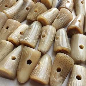 Attache en corne véritable polie, style rustique vintage, pour projets d'artisanat et vêtements de créateurs - Product Image 6