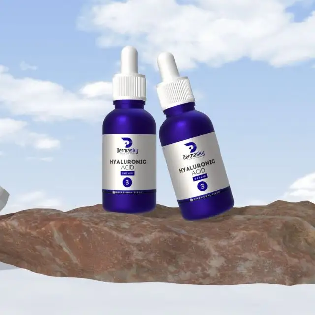 2024 Best Selling Skin Care Product Anti Aging Moisturizing Organic Vitamin C Serum, Hyaluronic Acid Serum