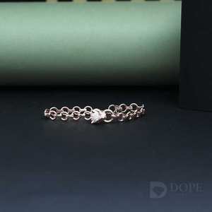 Bracelet Hip Hop Adorable pour Femme en Argent Sterling 925 Design Unique 0.20CT Brilliant Cut IGI Certifié pour Tous - Product Image 2