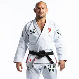 2022 Unisex Storm Customized White Kimono And Brazillion Bjj Gis Pakistan High Quality Factory Base Gis And Imbrioded Uniform