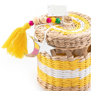 Cajas de almacenamiento de algas marinas hechas a mano, cesta de regalo de Ramadán Kareem, embalaje decorativo ecológico islámico Eid Mubarak - Product Image 2