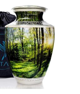 Urnes forestières pacifiques pour les cendres Urnes de crémation masculines adultes pour les cendres humaines Femelle adulte. Urne décorative pour cendres humaines - Product Image 1