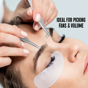 Stainless Steel STL-5 Eyelash Tweezers by for Stacy Lash Essential Eyelash Supplies for Extensions - Product Image 3