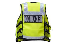 Dog Handler Vest Breathable Reflective Multi pockets <b>and</b> <b>hooks</b> Safety Vest ANSI Class 3 Customized Color - Product Image 3