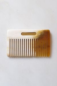 Peigne en corne fait main naturel solide personnalisé avec dents fines et larges Peigne en corne de buffle fait main pour la coiffure - Product Image 2