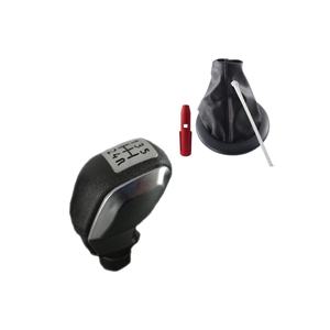 Megane 2 Sport 5-Speed Gear <b>Shift</b> <b>Knob</b> and Gaiter Set Black Framed Gaiter with Sport <b>Knob</b> (2 Pieces) Made in Turkey - Product Image 1