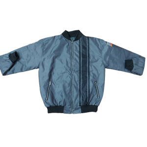 Venta al por mayor de chaquetas de béisbol personalizadas Oxford para hombre, chaqueta bomber bordada de satén - Product Image 1