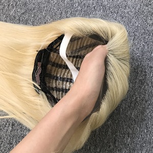 613 Rubio HD pelucas delanteras de encaje 100 cabello humano liso vietnamita Virgen sin procesar 13x4 peluca Frontal de encaje preplucket UPS DHL - Product Image 2