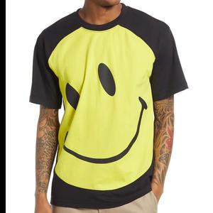 Camiseta 100% algodón para hombre, corte holgado, estampada, al por mayor, color liso, camiseta de verano de manga corta para hombre, de algodón y poliéster - Product Image 2