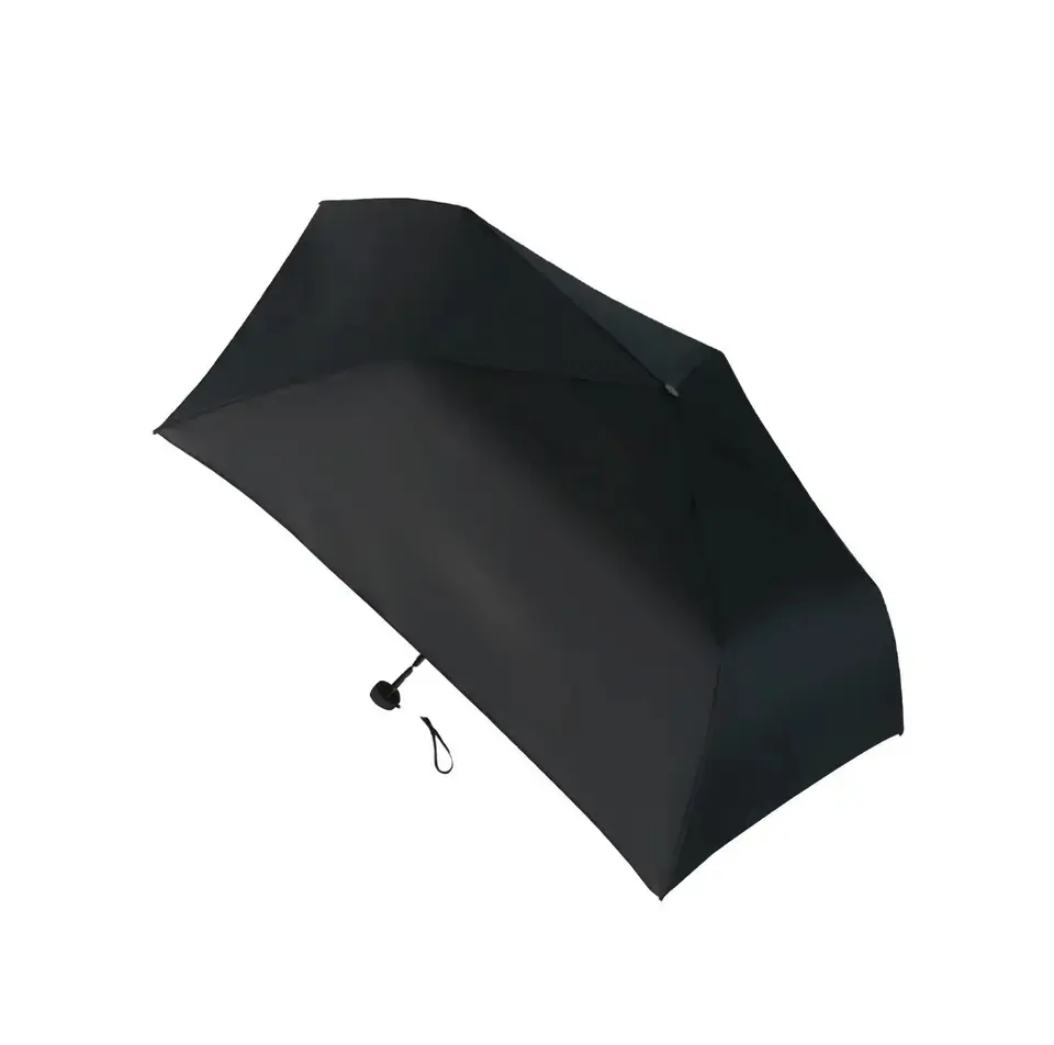 Customized Logo Fancy Umbrella 3 Section Umbrella Carbon 5 Ribs All in 1 Aluminium Materials Minimal Style Diameter 82 Cm.