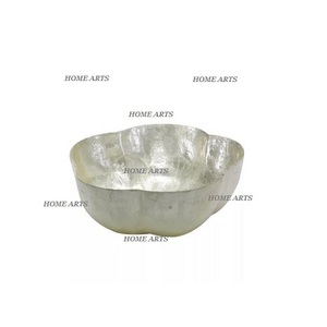 Tazón para servir comida de acero inoxidable con soporte de latón y cuchara Tazón de postre de tamaño personalizado de la mejor calidad - Product Image 3