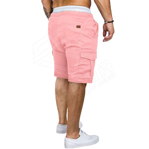 Custom Logo Branded High Street Corduroy 100% Cotton Breathable Waterproof <b>Short</b> <b>Cargo</b> <b>Shorts</b> Mid Length <b>Men</b> - Product Image 2