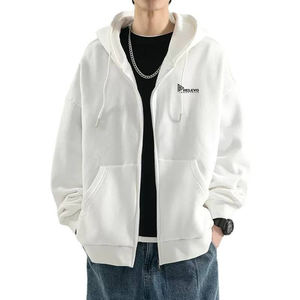 Sweat à capuche unisexe en molleton technique 100% coton de qualité supérieure 420 g/m², coupe ample, sur mesure, lourd, court, sans marque, surdimensionné, pour hommes - Product Image 1