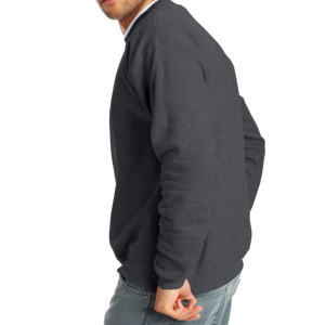 Sweat-shirt à capuche unisexe en molleton polyester/coton de haute qualité, couleur unie, brodé, anti-boulochage, pas cher, pour homme - Product Image 6