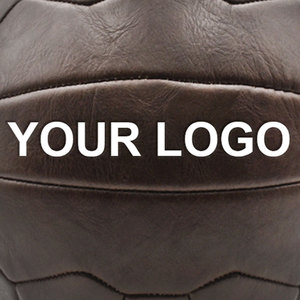 RETRO Heritage Brown Leather Soccer <b>ball</b> Vintage Leather Soccer <b>Ball</b> 18 Panel Retro Look High Quality Real Leather - Product Image 5