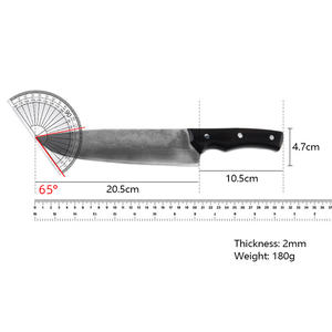 Wholesale Customized High Quality OEM ODM Service Chefs <b>Knife</b> Damascus <b>Kitchen</b> <b>Knives</b> <b>Sharp</b> Blade Cooking <b>Knife</b> With Wood Handle - Product Image 6