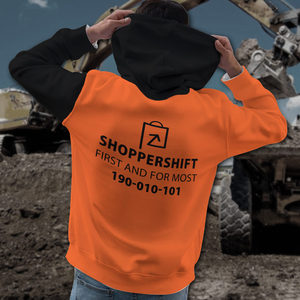 Vente en gros de ruban réfléchissant de sécurité haute visibilité à manches longues pull à capuche de sécurité haute visibilité pour hommes - Product Image 4