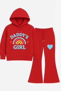 Kids Hooded Solid Tracksuit <b>Set</b> <b>Modest</b> Comfortable 100% Organic Cotton Quick-Drying Breathable Unisex Activewear Wholesale - Product Image 3