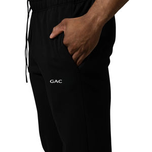 Pantalon de jogging pour homme, noir, taille haute élastique avec cordon de serrage, doux, respirant, séchage rapide, léger, décontracté, pour le sport et l'entraînement, taille XS - Product Image 5