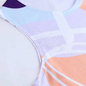 Uniforme de baloncesto cómodo de talla grande sin mangas para hombres, ropa deportiva para exteriores, uniforme de baloncesto para adultos - Product Image 3