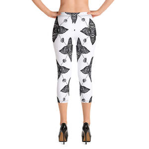 Leggings Capri pour fille Tomi Spandex respirant et tissu décontracté imprimé athlétique motif léopard Sport Gym utilisation pour le Yoga d'été - Product Image 3