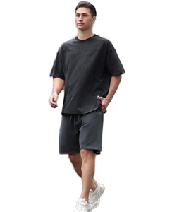 T-shirt en coton peigné unisexe 250 g/m² T-shirt uni de marque vierge avec manches courtes et col en O - Product Image 6