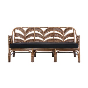 ชุดโซฟาหวาย3-Seater แบบดั้งเดิมทำด้วยมือพร้อมหมอนอิงเฟอร์นิเจอร์ในร่ม/กลางแจ้งหรูหราสำหรับอพาร์ทเมนต์และวิลล่า - Product Image 4