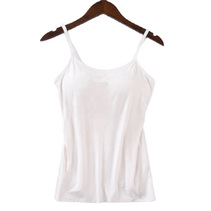 Top Corto Informal Básico sin Mangas para Mujer, Top de Tirantes con Cuello Redondo y Espalda Cruzada, Top de Canalé - Product Image 3