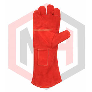Gants de soudage en cuir fendu FireGrip épaisseur 7 oz longueur 16 pouces résistant à la déchirure pour le travail à haute température 2025 - Product Image 5