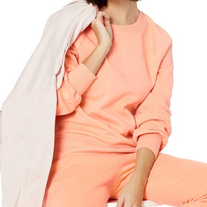 Sweat-shirt à capuche pour femme, formel, uni, tricoté, hiver, 100% coton, respirant, brodé, imprimé, streetwear - Product Image 4