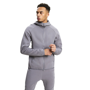 2025 hecho a medida en blanco lavado ácido hombres algodón Terry peso pesado Sudadera con capucha y pantalones acampanados conjunto Vintage Unisex chándal - Product Image 2
